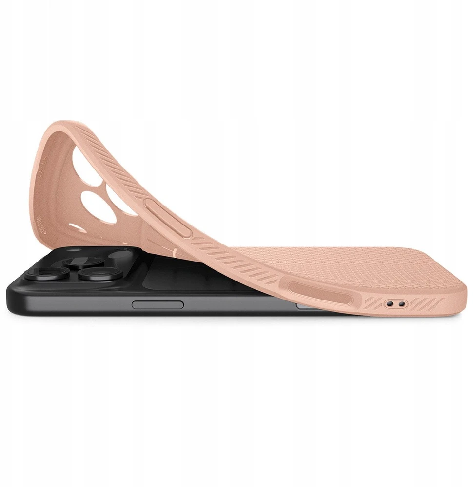 Dėklas Spigen Liquid Air Case for iPhone 17 Pro Max - Titanium Rožinė