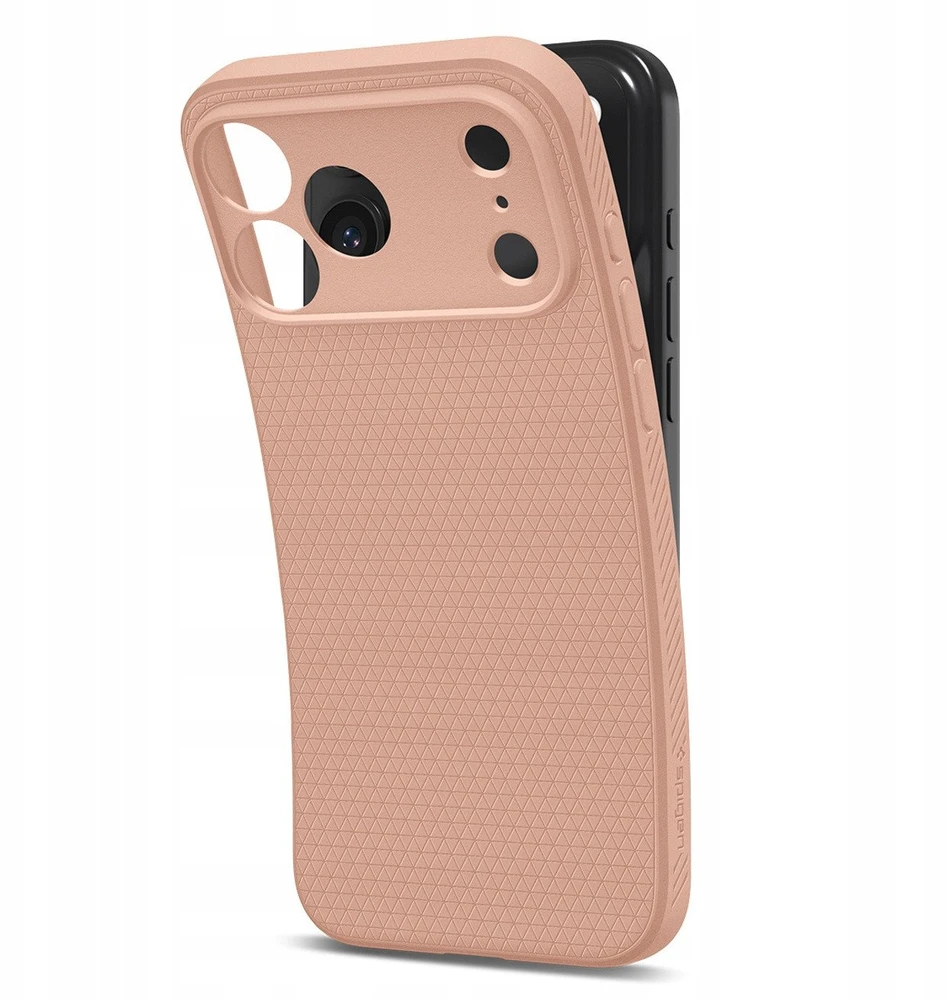 Dėklas Spigen Liquid Air Case for iPhone 17 Pro Max - Titanium Rožinė