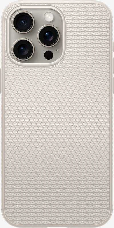 Dėklas „Spigen Liquid Air“, natūralus titanas – „Apple iPhone 15 Pro“