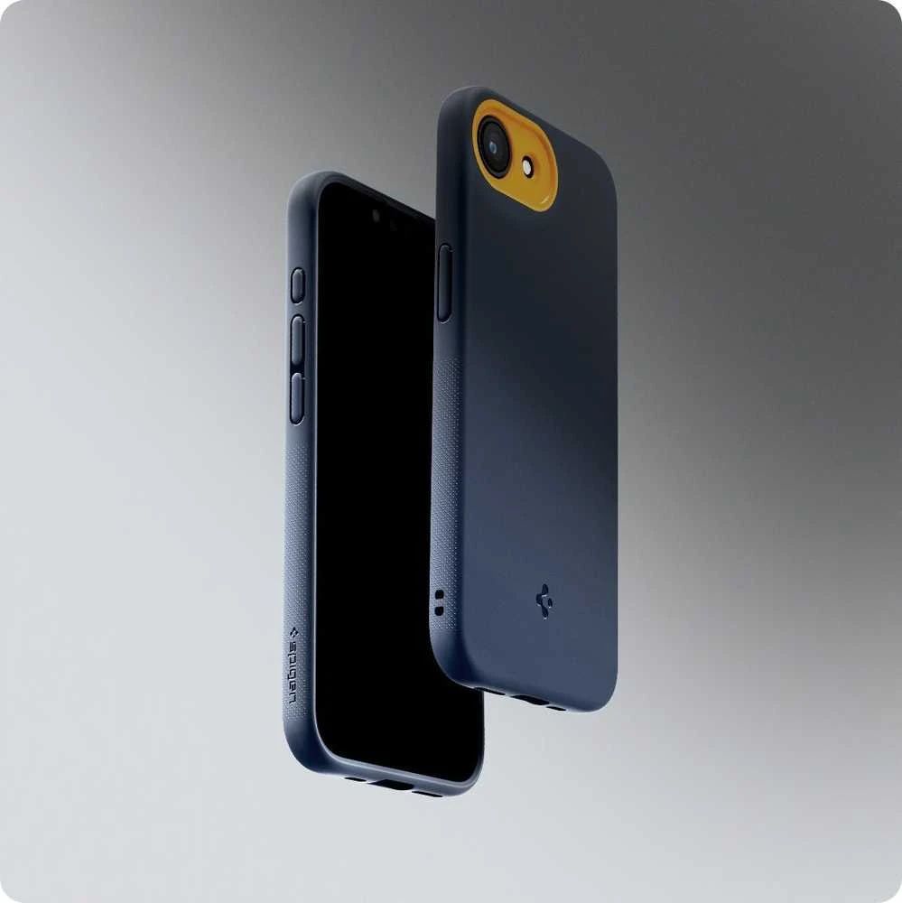 „Spigen Nano Pop MagSafe“ dėklas, skirtas iPhone 16e / 17e – tamsiai mėlynas Mėlyna