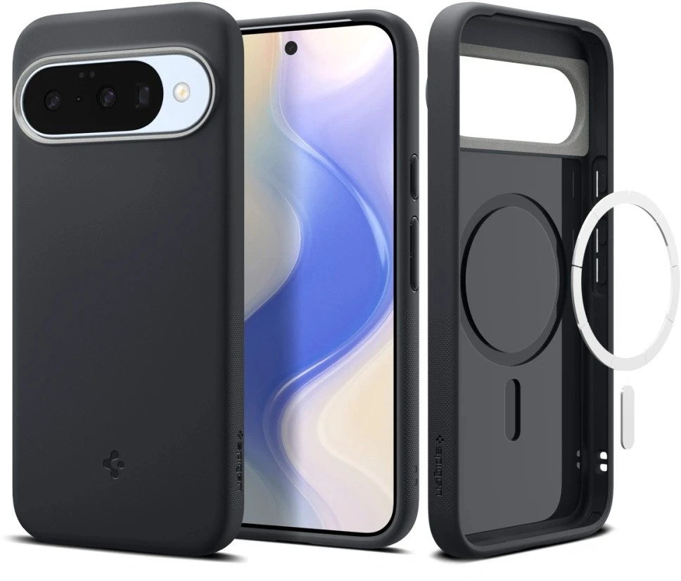 Spigen Nano Pop Mag MagSafe dėklas, skirtas Google Pixel 10/10 Pro - Juodas