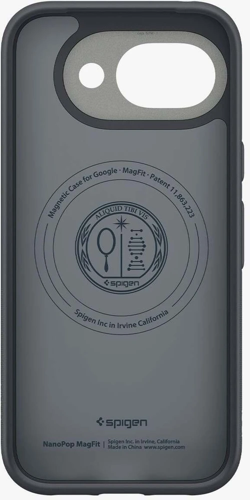 Dėklas Spigen Nano Pop MagSafe, juodas sesame - Google Pixel 10a