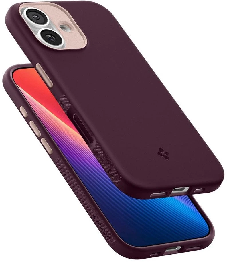 Dėklas Spigen Nano Pop Mag Magsafe iPhone 17 burgundy bean