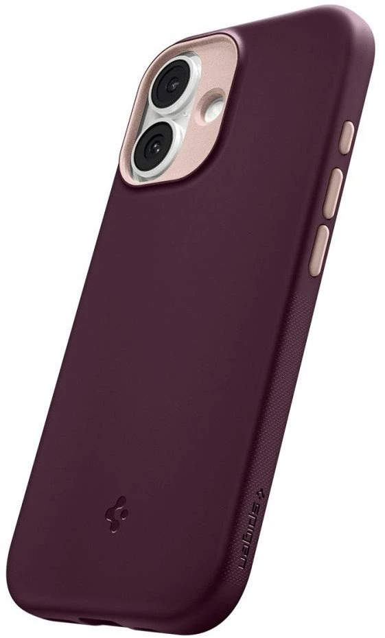 Dėklas Spigen Nano Pop Mag Magsafe iPhone 17 burgundy bean