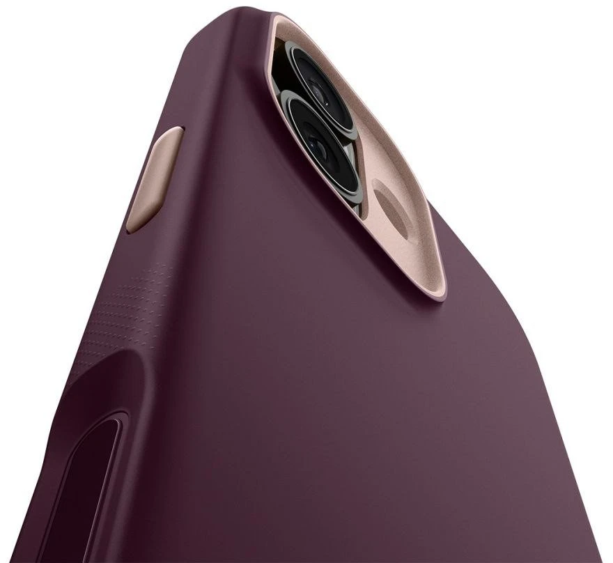 Dėklas Spigen Nano Pop Mag Magsafe iPhone 17 burgundy bean