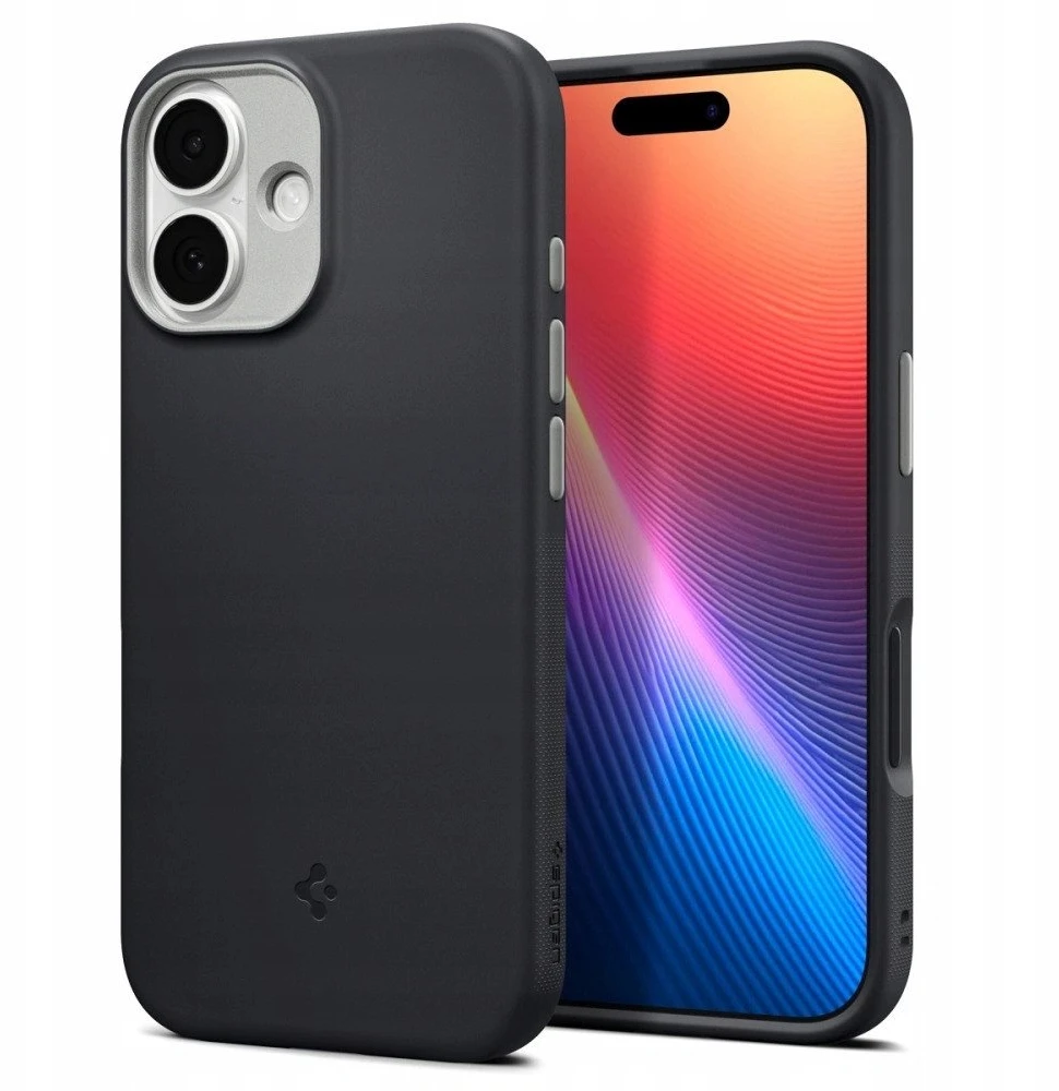 Spigen Nano Pop MagSafe dėklas skirtas Apple iPhone 17 – juodos spalvos
