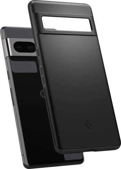 Spigen Thin Fit dėklas, skirtas Google Pixel 7 Pro, juodas