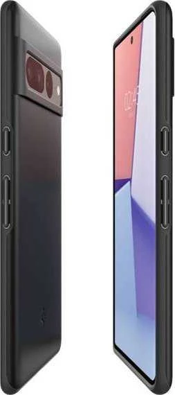 Spigen Thin Fit dėklas, skirtas Google Pixel 7 Pro, juodas