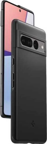 Spigen Thin Fit dėklas, skirtas Google Pixel 7 Pro, juodas