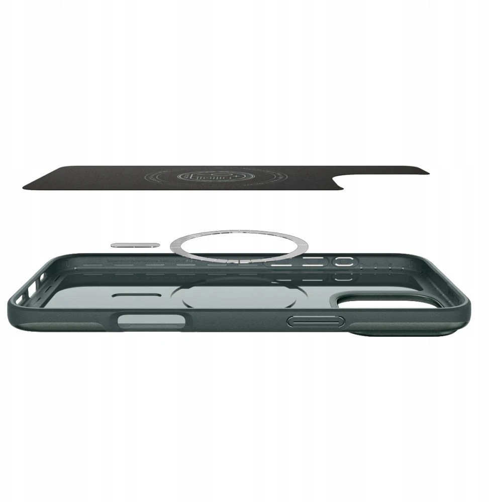 Spigen Thin Fit MagSafe dėklas skirtas Apple iPhone 17 Pro – žalios spalvos