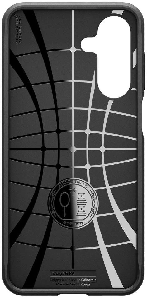 Spigen Rugged Armor dėklas skirtas Samsung Galaxy A17 – matinis juodos spalvos