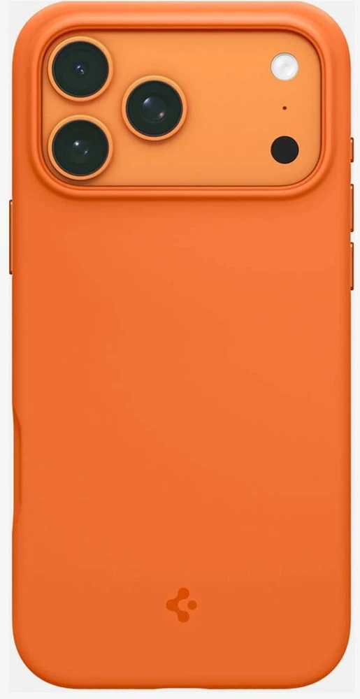 Dėklas Spigen SILICONE FIT MAG MagSafe Apple iPhone 17 PRO COSMIC Oranžinis