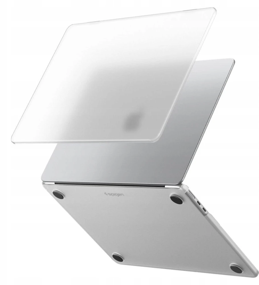 „SPIGEN AIRSKIN“ „MACBOOK AIR 13 M2-M5“ 2023–2026 m. „FROST CLEAR“