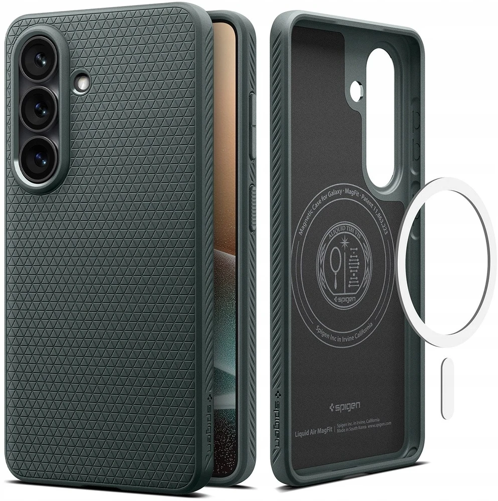 Spigen Liquid Air Mag MagSafe dėklas skirtas Samsung Galaxy S26+ – žalios spalvos