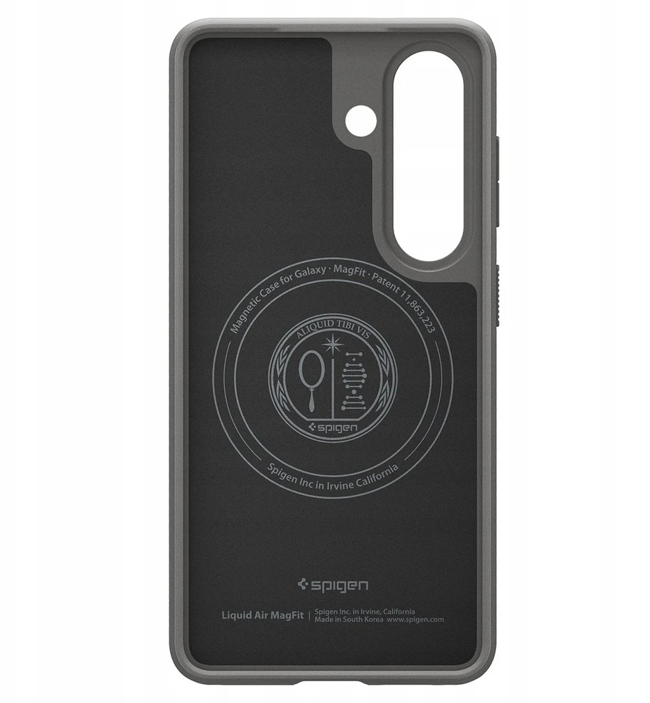 Spigen Liquid Air Mag MagSafe dėklas skirtas Samsung Galaxy S26 – pilkos spalvos