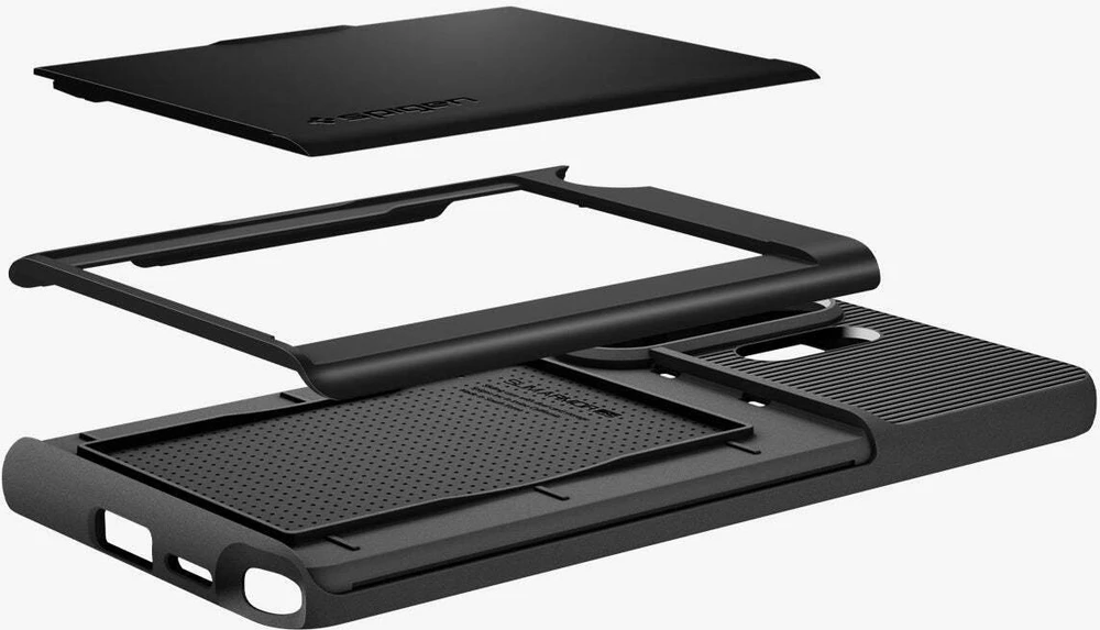 Spigen Slim Armor CS dėklas Samsung Galaxy S26 Ultra juodos spalvos