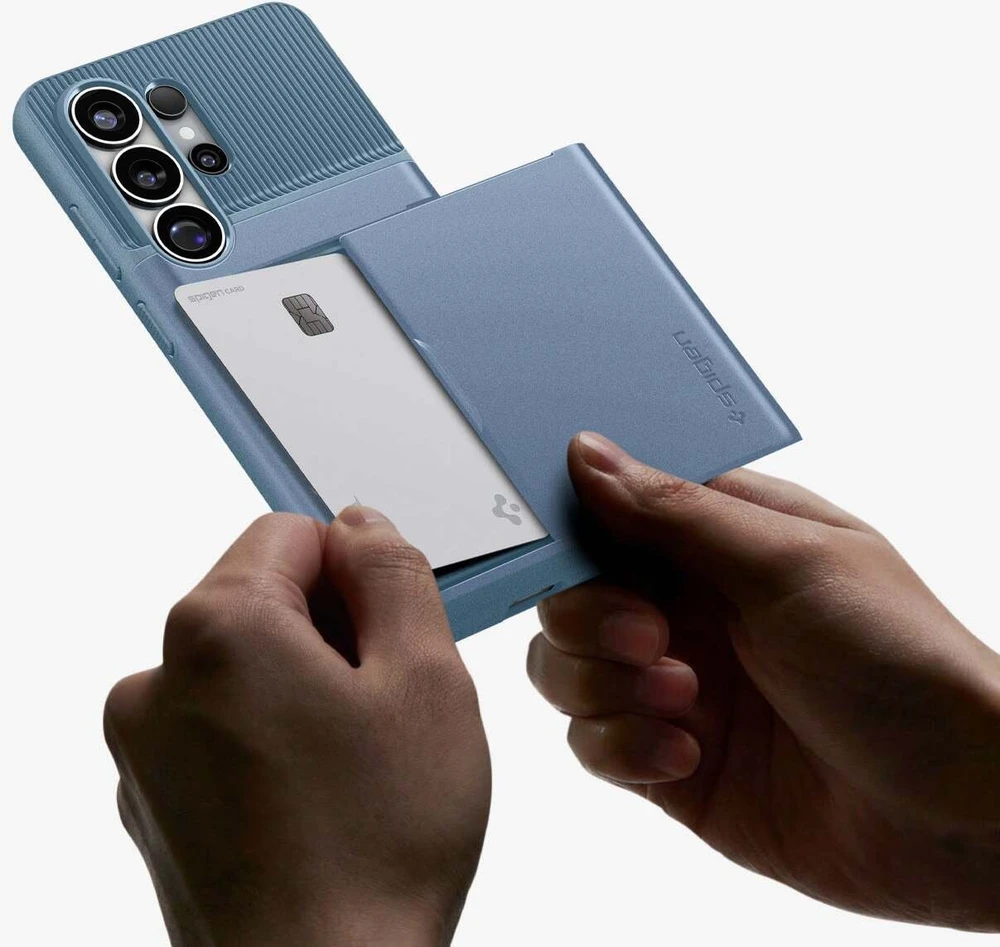 Dėklas „Spigen Slim Armor CS“, šviesus mėlynas - „Samsung Galaxy S26 Ultra“