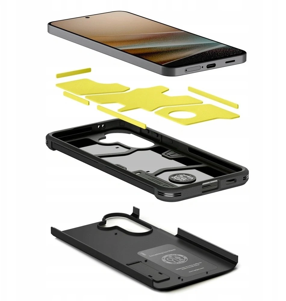 Dėklas „Spigen Tough Armor Galaxy A57 5G“ juodas