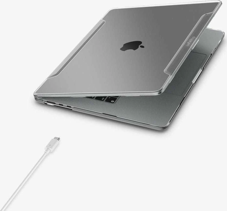 „Spigen Thin Fit“, krištolo skaidrumo – „Macbook Air 15“ M4/M3/M2“