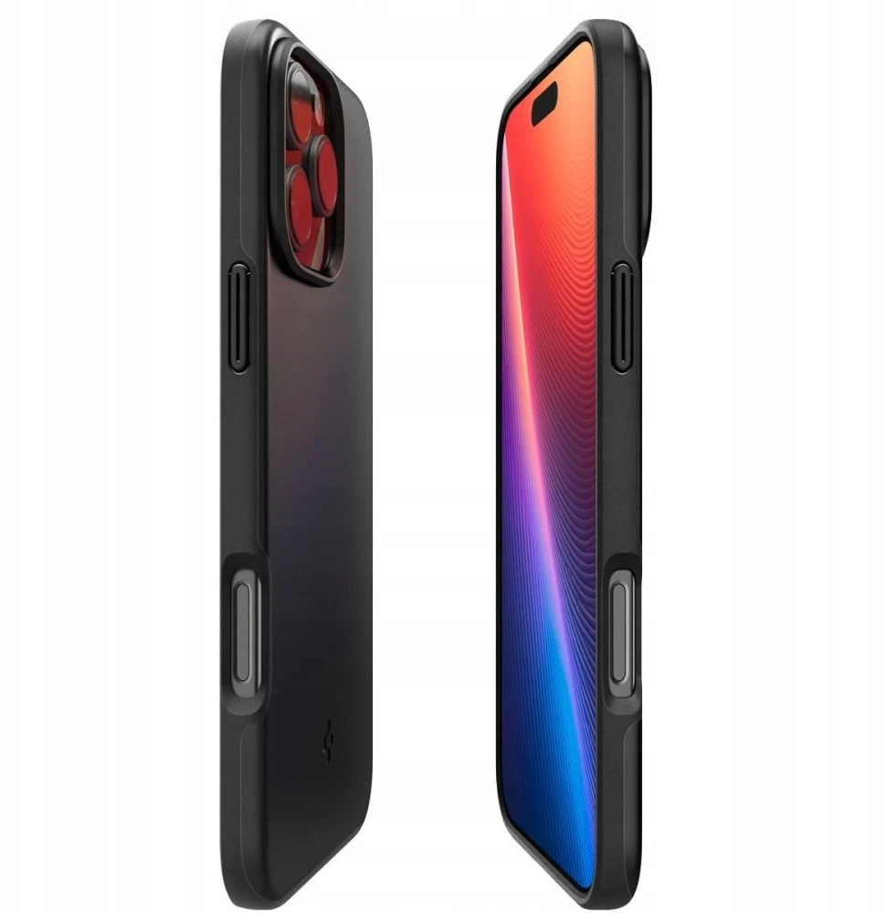 Spigen Thin Fit MagSafe dėklas skirtas Apple iPhone 17 Pro – juodos spalvos