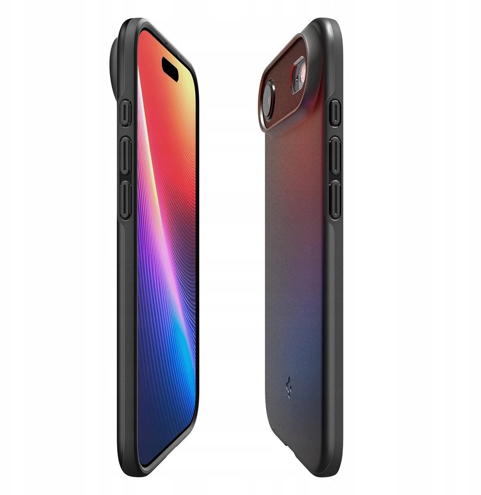 Spigen Thin Fit MagSafe dėklas skirtas Apple iPhone 17 Air – juodos spalvos