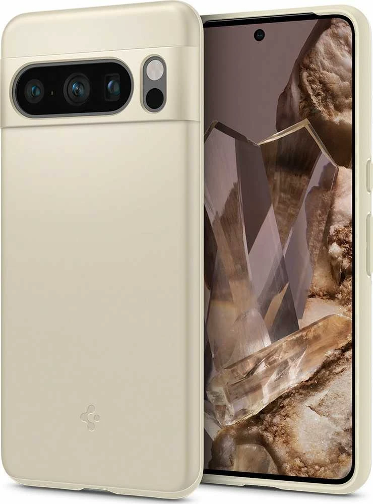 Dėklas Spigen Thin Fit, prigesinta bežinė - Google Pixel 8 Pro