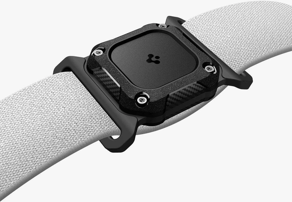 Spigen Tough Armor Pet Collar AirTag 1/2 Dėklas – juodos spalvos