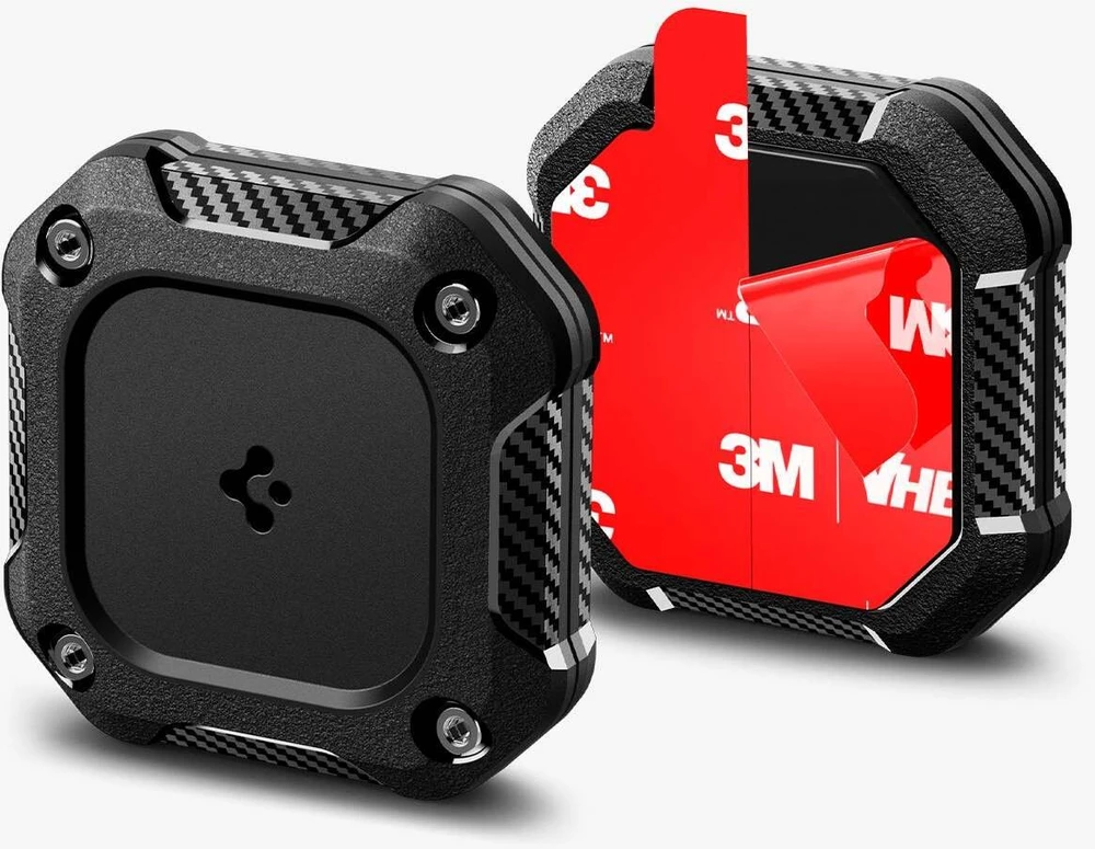 Dėklas Spigen Tough Armor IP 4 vnt. pakuotė, juodas - AirTag