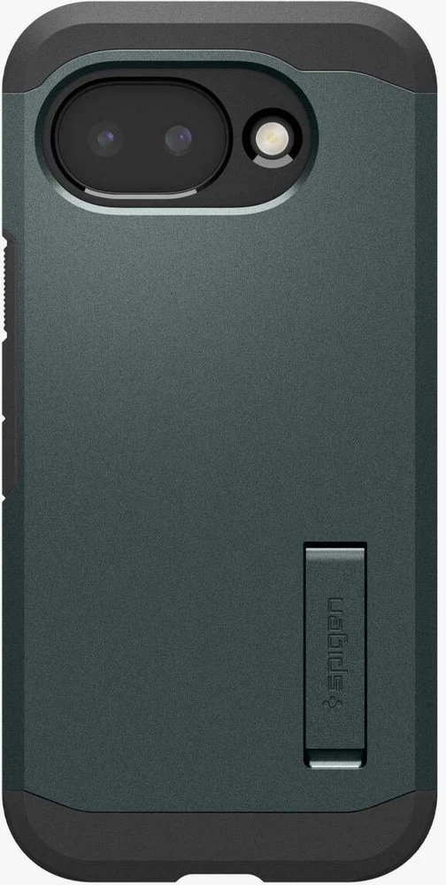 Dėklas Spigen „Tough Armor MagSafe“, „Abyss“ žalias – „Google Pixel 10a“