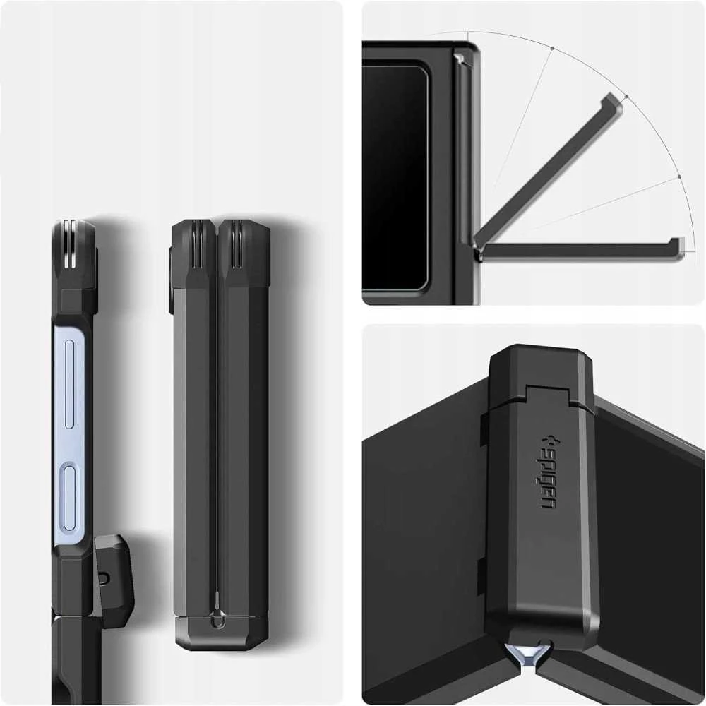 Dėklas Spigen „Tough Armor Pro Mag Magsafe Galaxy Z Flip 7 FE“ juodas