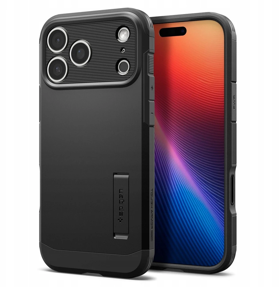 Spigen Tough Armor T MagSafe dėklas, juodas - iPhone 17 Pro Max