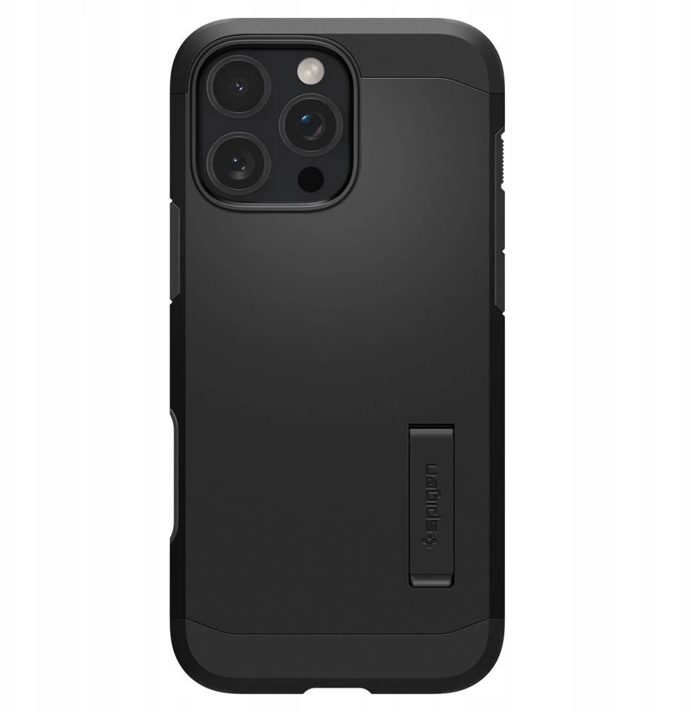 Spigen Tough Armor "T" MagSafe dėklas skirtas Apple iPhone 17 – juodos spalvos