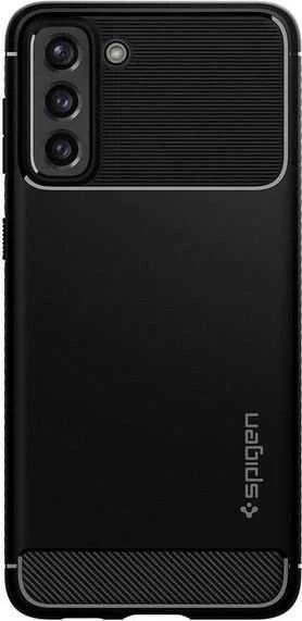 Dėklas Spigen Rugged Armor Samsung G991 S21 juoda/juodas matinis ACS02421