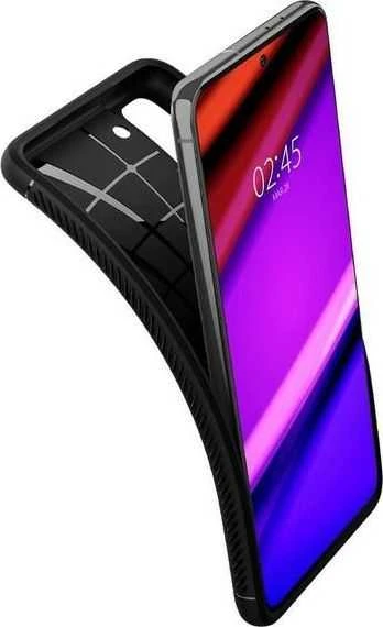 Dėklas Spigen Rugged Armor Samsung G991 S21 juoda/juodas matinis ACS02421