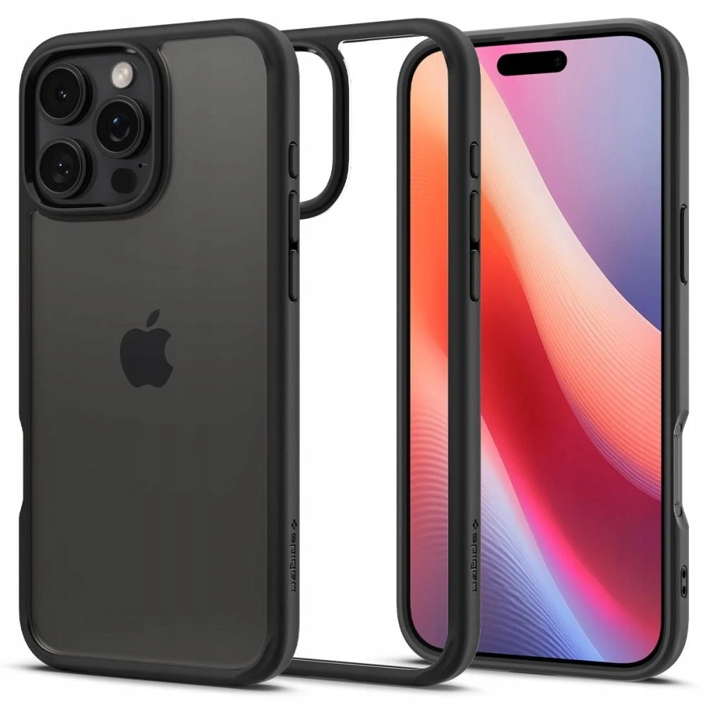 Dėklas Spigen Ultra Hybrid, matte juodas - iPhone Air