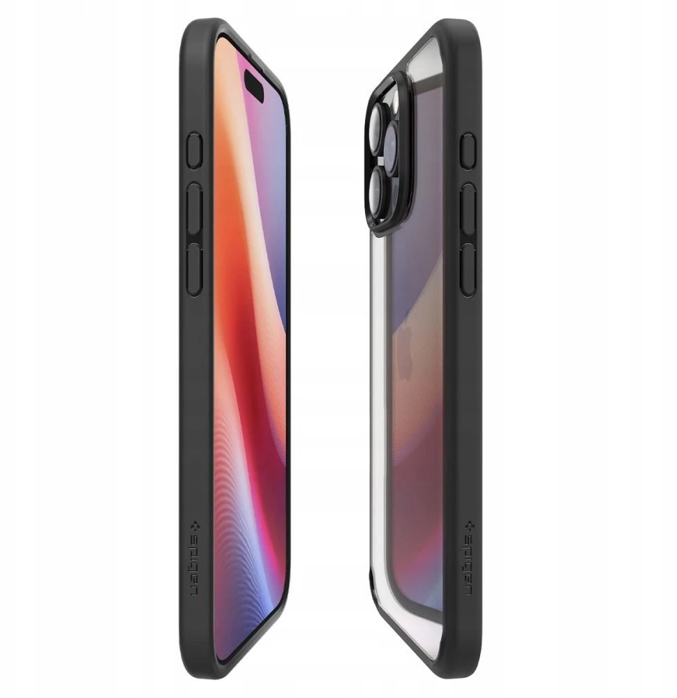 Dėklas Spigen Ultra Hybrid, matte juodas - iPhone 17 Pro
