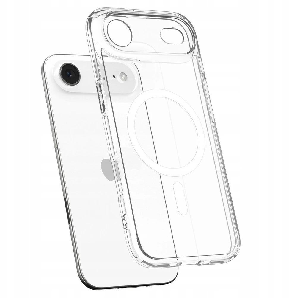 Spigen Ultra Hybrid MagSafe dėklas skirtas Apple iPhone 17 Air – skaidrus and baltos spalvos