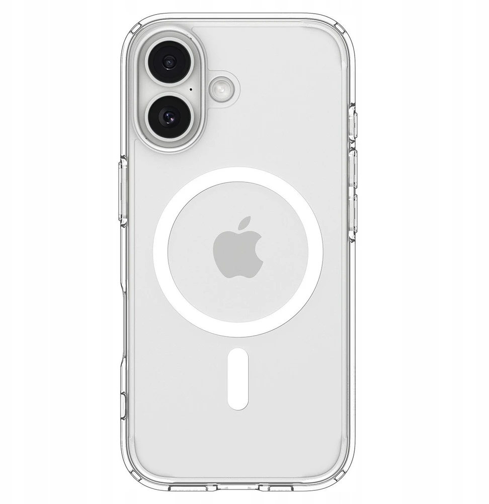 Spigen Ultra Hybrid MagSafe dėklas skirtas Apple iPhone 17 – skaidrus and baltos spalvos