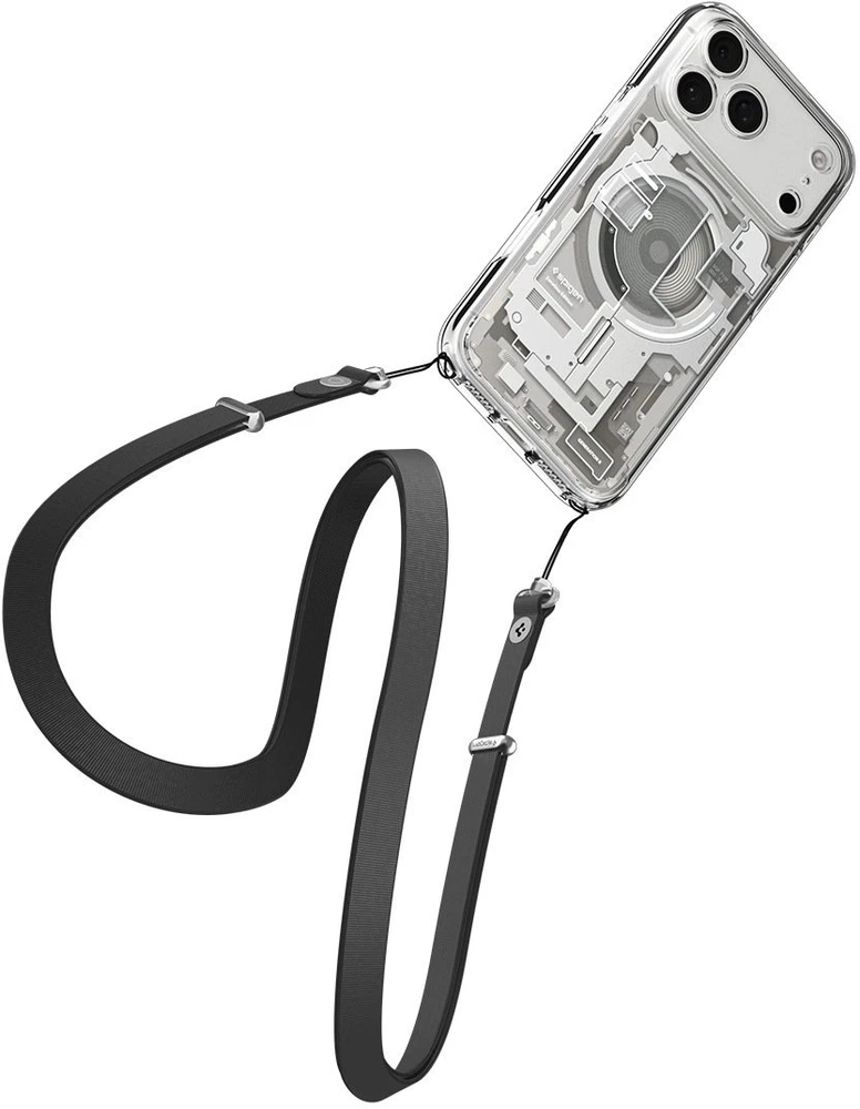 Dėklas Spigen Ultra Hybrid MagSafe iPhone 17 Pro / 18 Pro ZERO ONE NATŪRALUS TITANAS