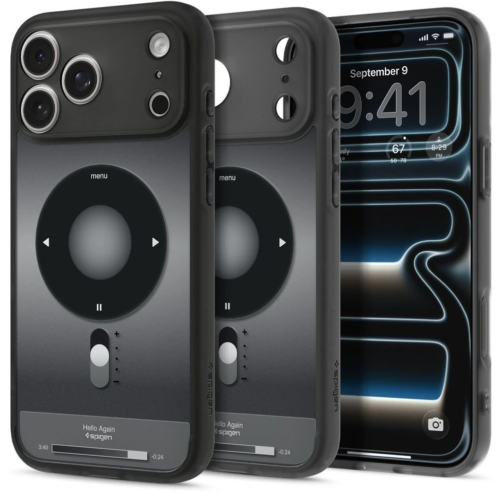 Dėklas Spigen Ultra Hybrid MagSafe Case for iPhone 18 Pro / 17 Pro - Juodas