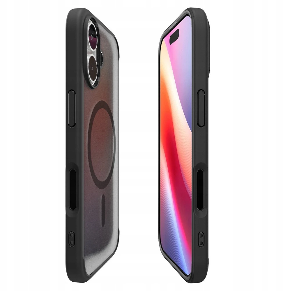 Spigen Ultra Hybrid MagSafe dėklas skirtas Apple iPhone 17 – juodos spalvos