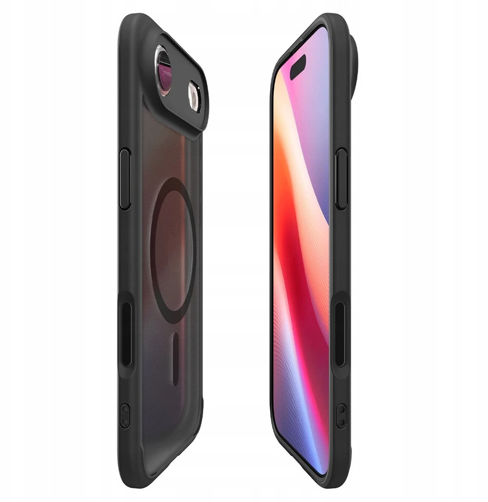 Spigen Ultra Hybrid MagSafe dėklas skirtas Apple iPhone 17 Air – juodos spalvos