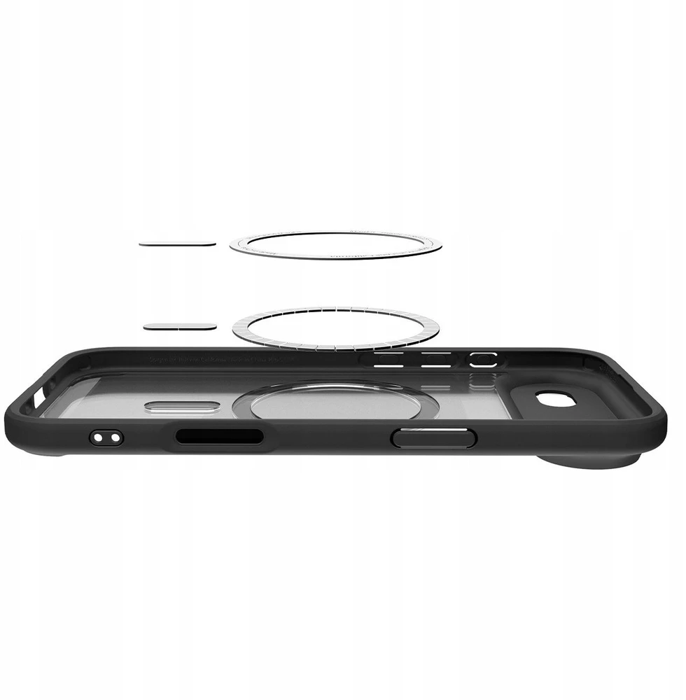 Spigen Ultra Hybrid MagSafe dėklas skirtas Apple iPhone 17 Air – juodos spalvos