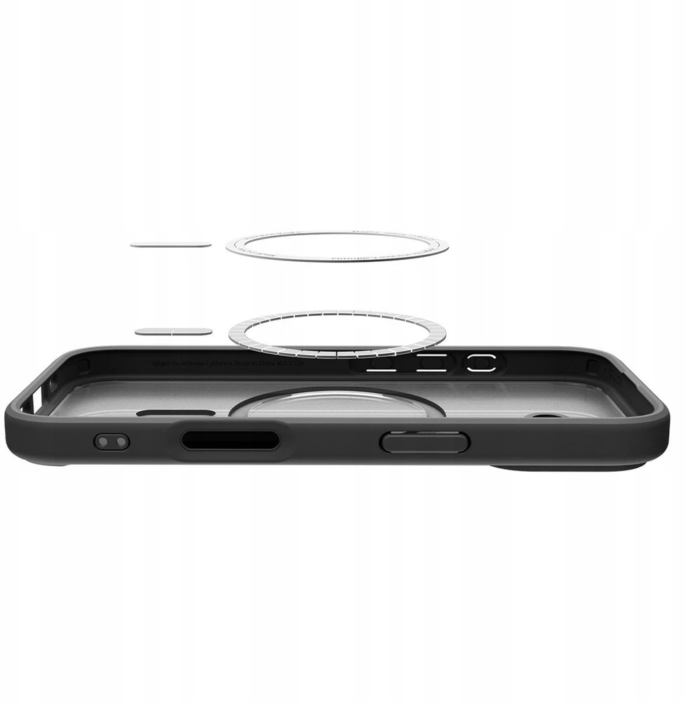 Spigen Ultra Hybrid MagSafe dėklas skirtas Apple iPhone 17 – juodos spalvos