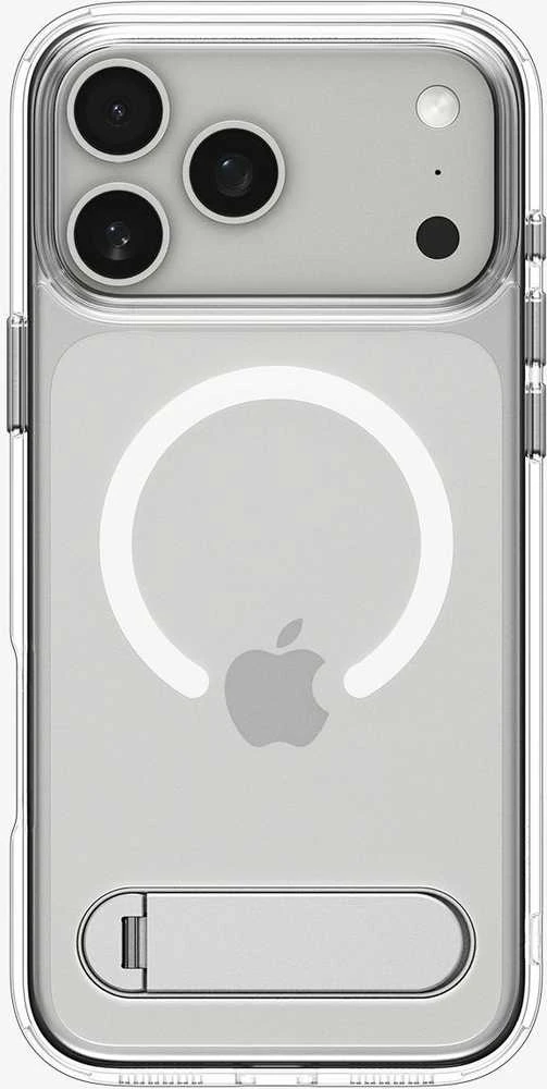 Dėklas Spigen „Ultra Hybrid S MagSafe“, skaidriai baltas – „iPhone 17 Pro Max“