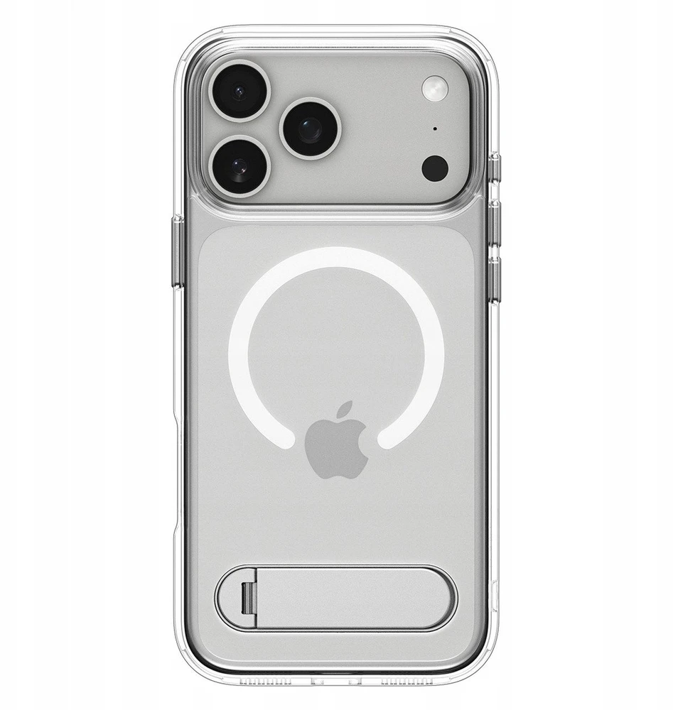 Spigen Ultra Hybrid "S" MagSafe dėklas skirtas Apple iPhone 17 Pro – skaidrus and baltos spalvos