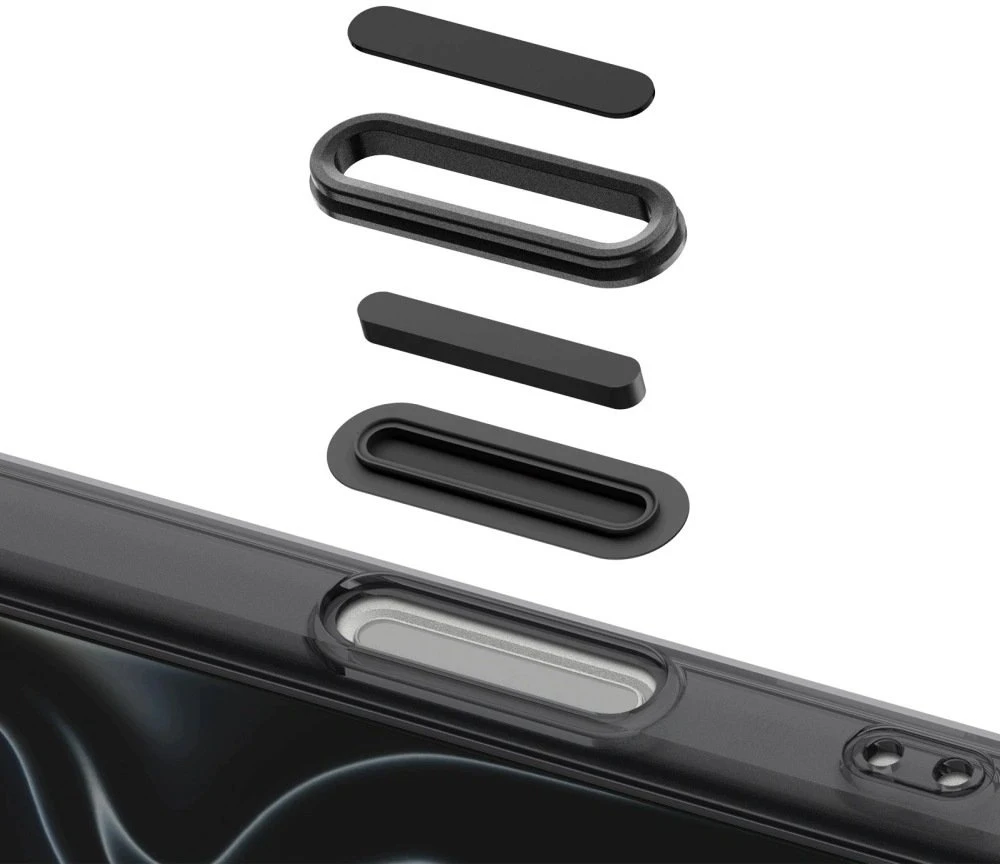 Dėklas Spigen Ultra Hybrid T MagSafe iPhone 17 Pro / 18 Pro MATINIS juodos spalvos