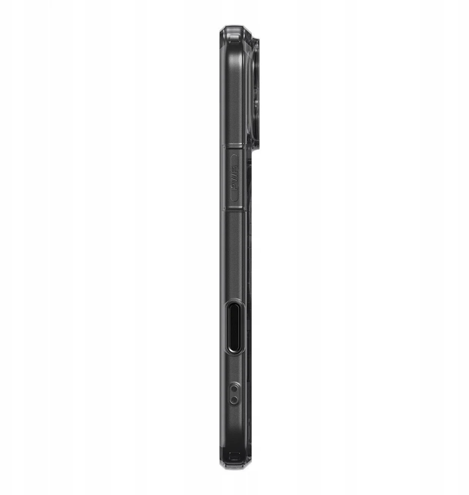 Spigen Ultra Hybrid „T” MagSafe dėklas skirtas Apple iPhone 17 Pro – matinis juodos spalvos