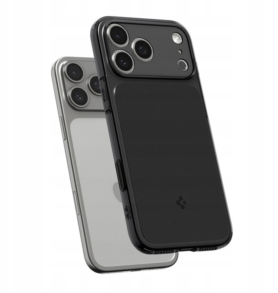 Spigen Ultra Hybrid „T” MagSafe dėklas skirtas Apple iPhone 17 Pro – matinis juodos spalvos
