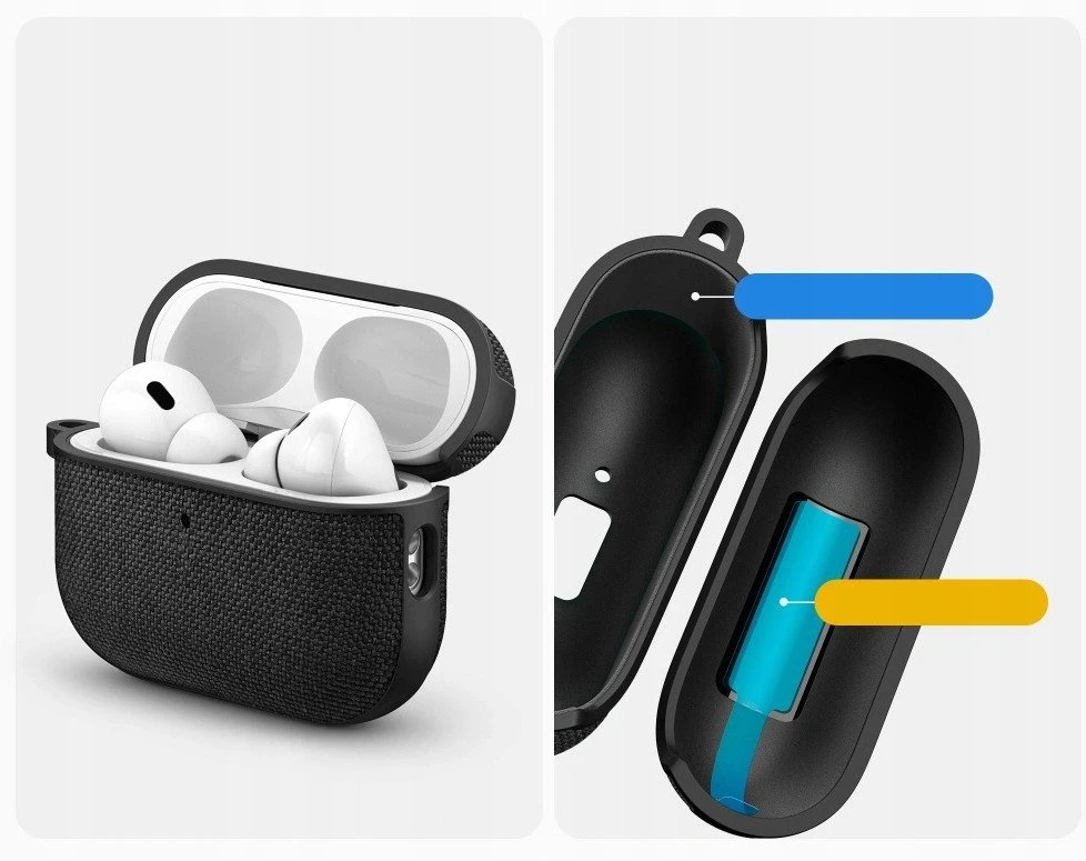 Spigen Urban Fit dėklas skirtas AirPods 3 – juodos spalvos